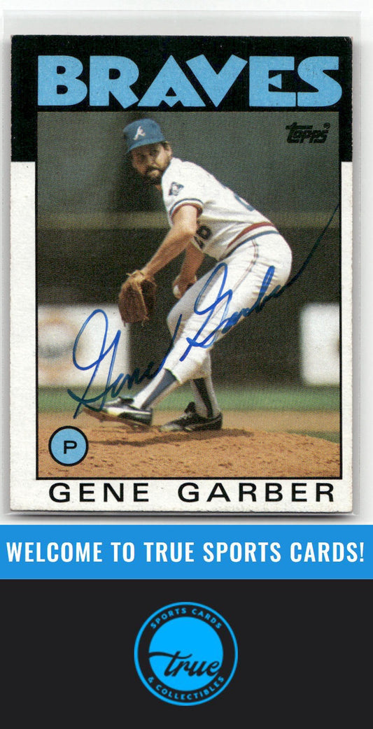 1986 Topps #368 Greg Brock Auto