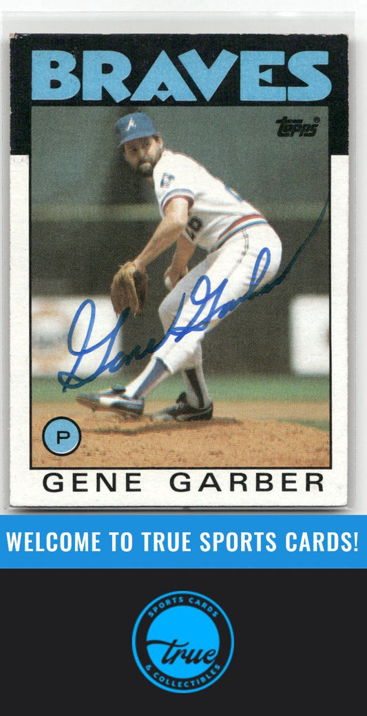 1986 Topps #47 Juan Berenguer Auto