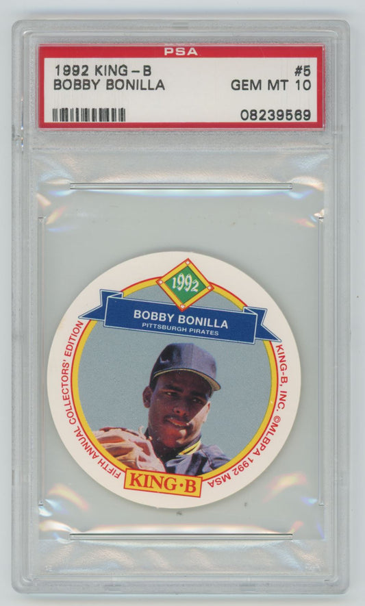 1992 King-B Bobby Bonilla #5 - PSA 10