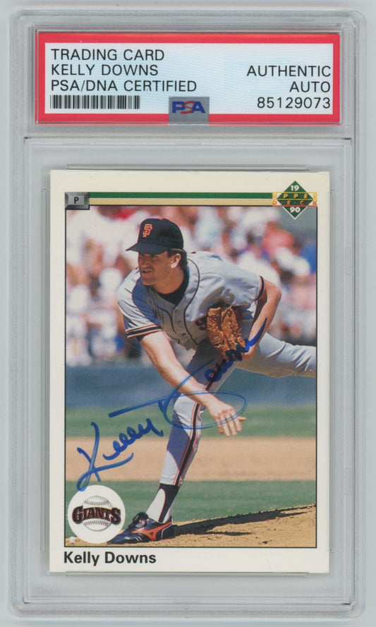 1990 Upper Deck Kelly Downs Auto - PSA/DNA