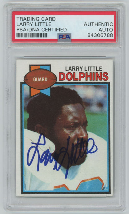 1979 Topps Larry Little Auto - PSA/DNA