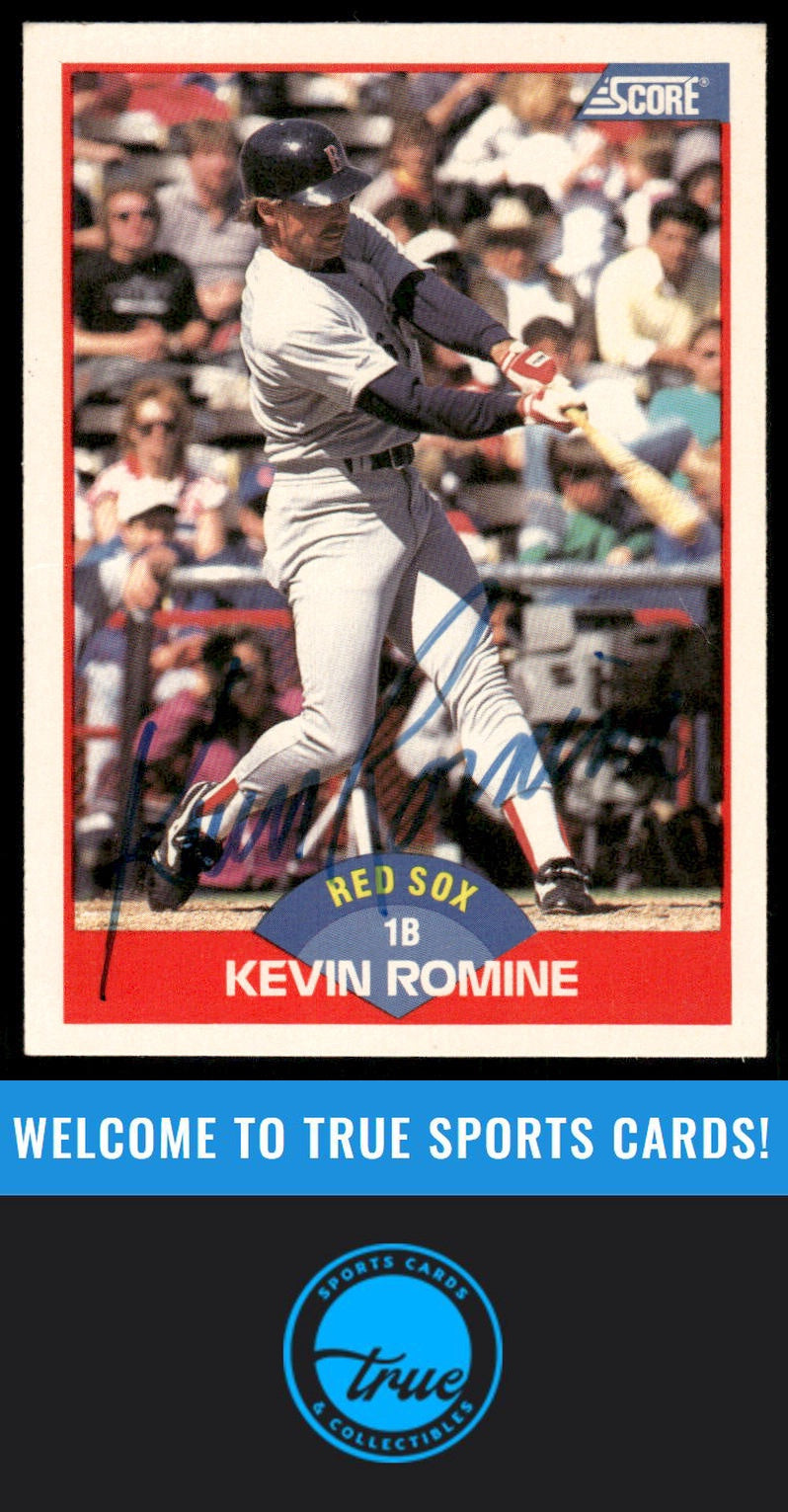 1989 Score #541 Kevin Romine AUTOGRAPH