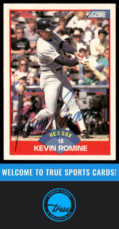 1989 Score #541 Kevin Romine AUTOGRAPH