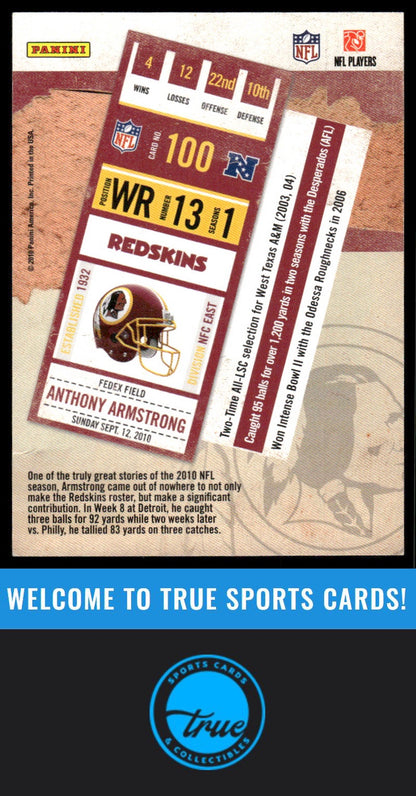2010 Playoff Contenders #100 Anthony Armstrong AUTOGRAPH
