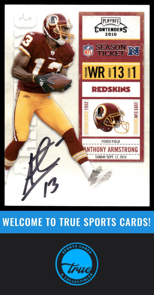2010 Playoff Contenders #100 Anthony Armstrong AUTOGRAPH
