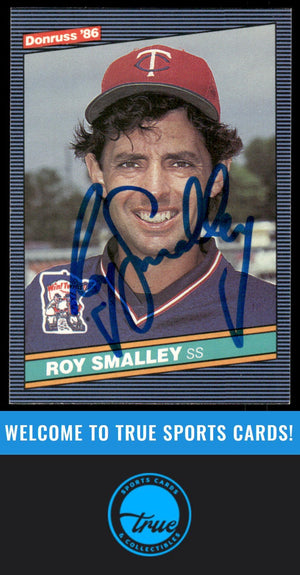 1986 Donruss #486 Roy Smalley AUTO