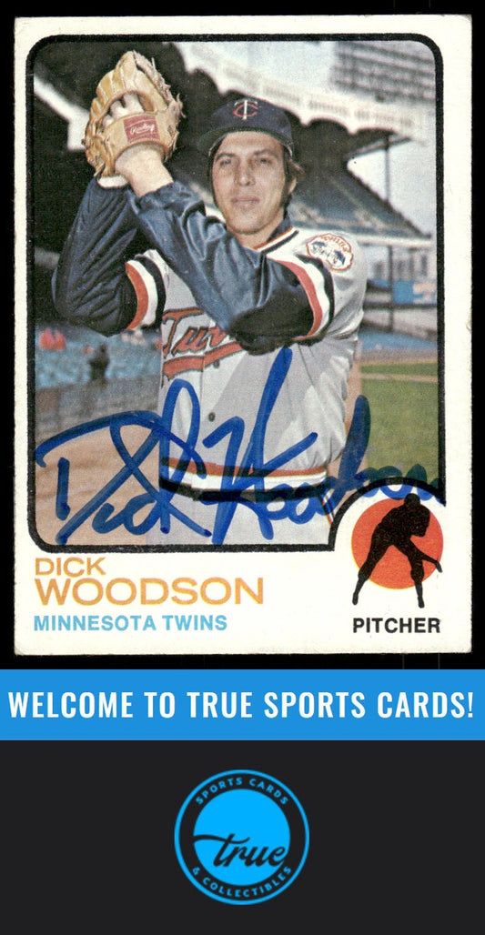 1973 Topps #98 Dick Woodson AUTO