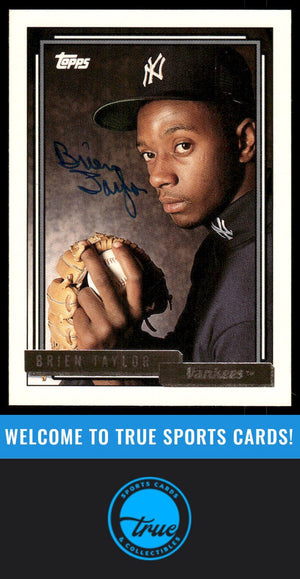 1992 Topps #793 Brien Taylor Gold AUTO