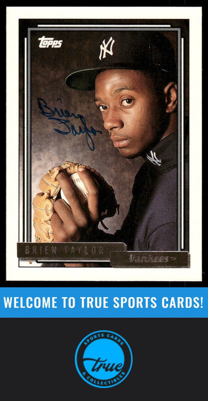 1992 Topps #793 Brien Taylor Gold AUTO