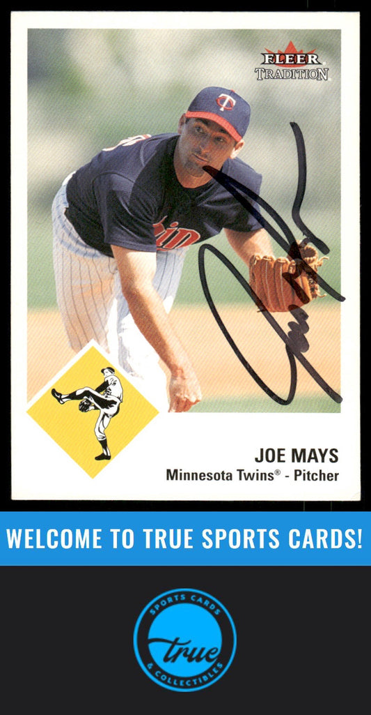 2003 Fleer Tradition #376 Joe Mays AUTO