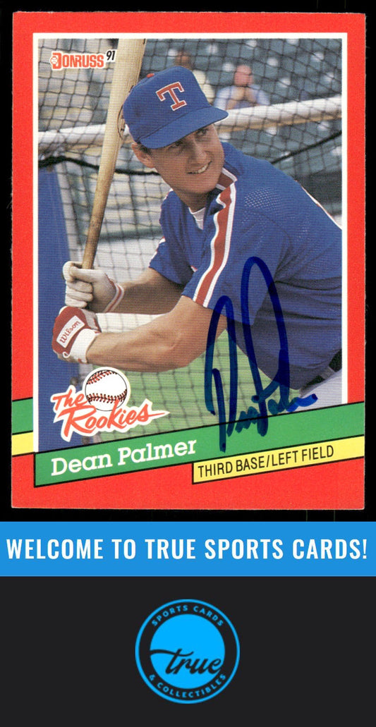1991 Donruss The Rookies #48 Dean Palmer AUTO