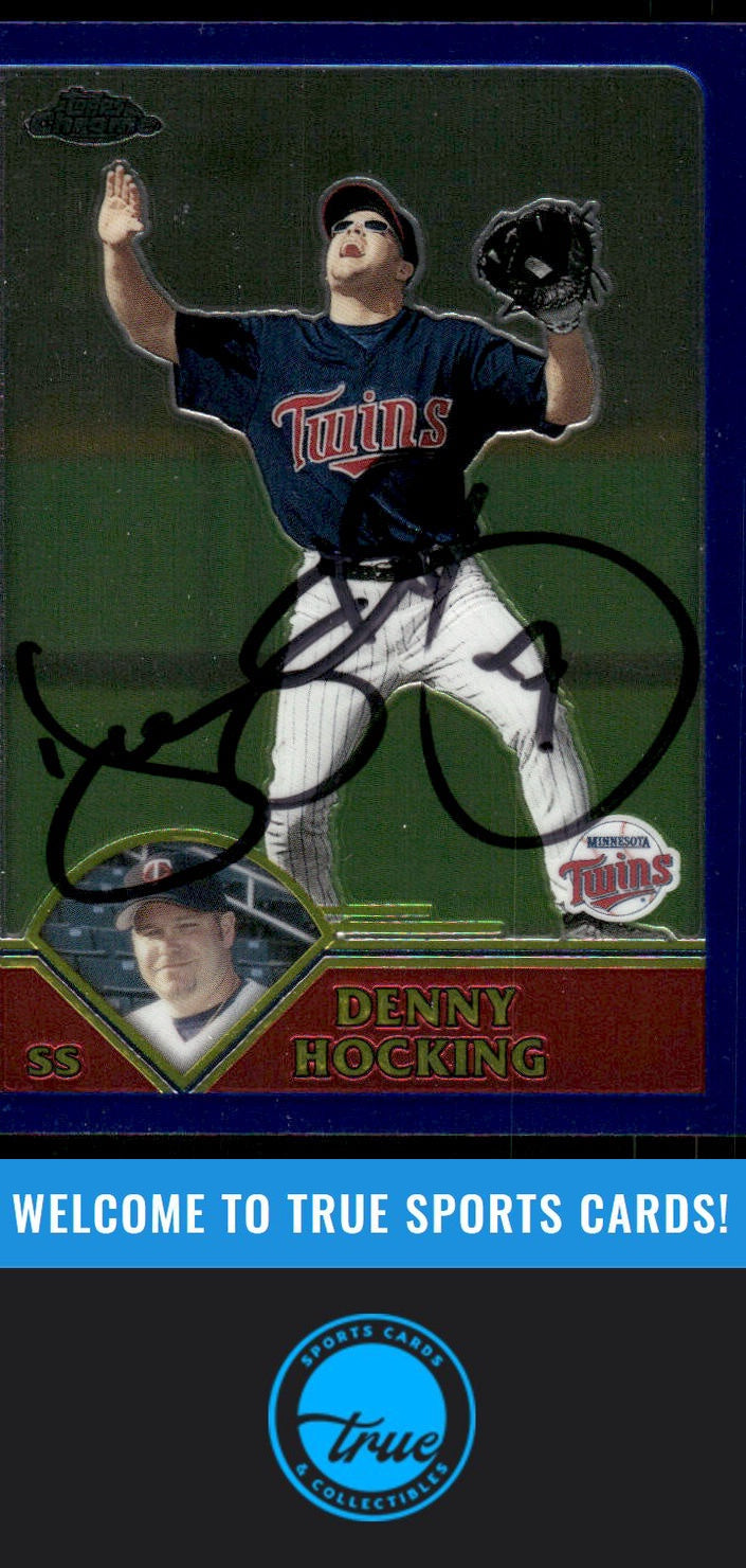 2003 Topps Chrome #42 Denny Hocking AUTO