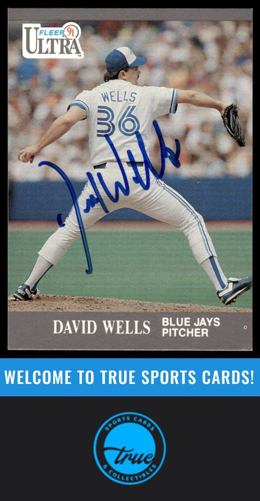 1991 Ultra #370 David Wells AUTO