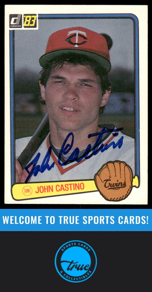 1983 Donruss #303 John Castino AUTO