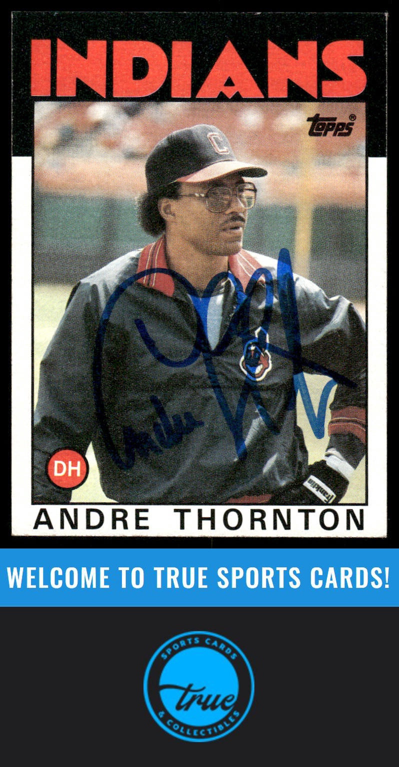 1986 Topps #59 Andre Thornton AUTO