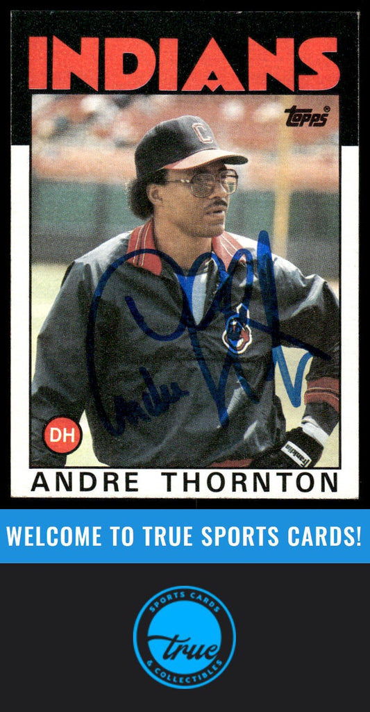 1986 Topps #59 Andre Thornton AUTO