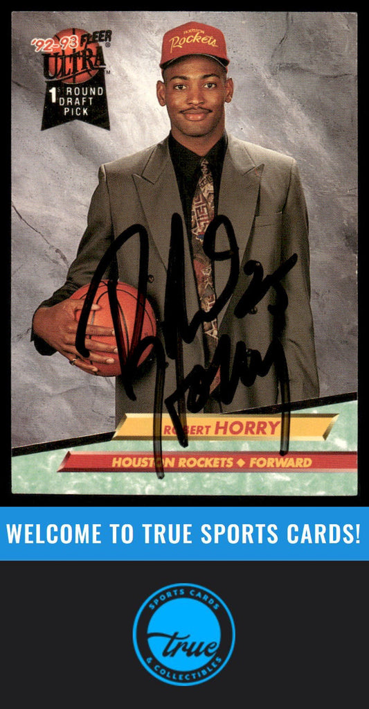 1992-93 Ultra #195 Robert Horry AUTO