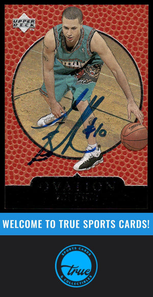 1998-99 Upper Deck Ovation #72 Mike Bibby AUTO