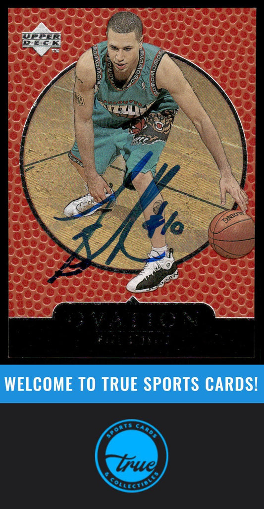 1998-99 Upper Deck Ovation #72 Mike Bibby AUTO