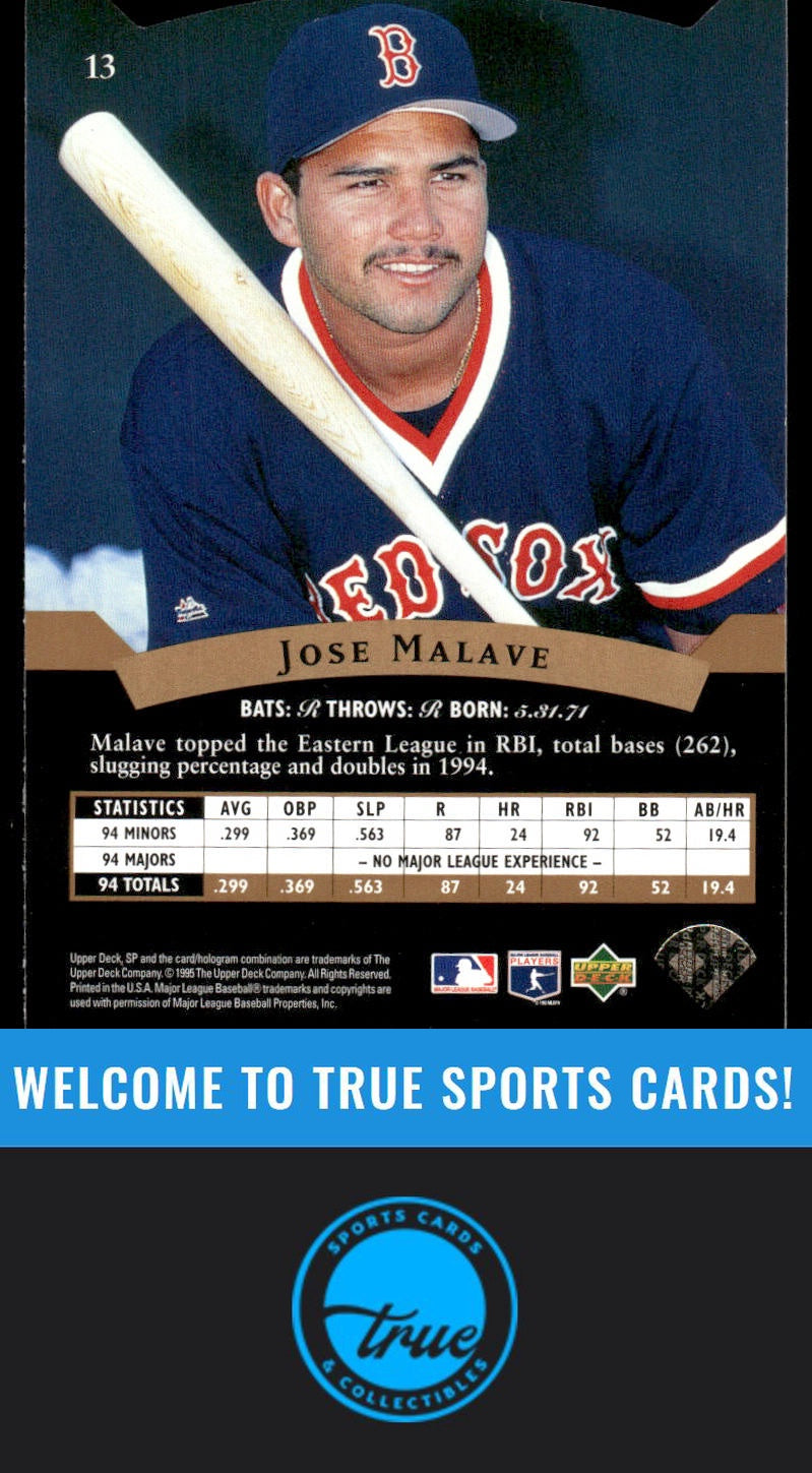 1995 SP #13 Jose Malave AUTO