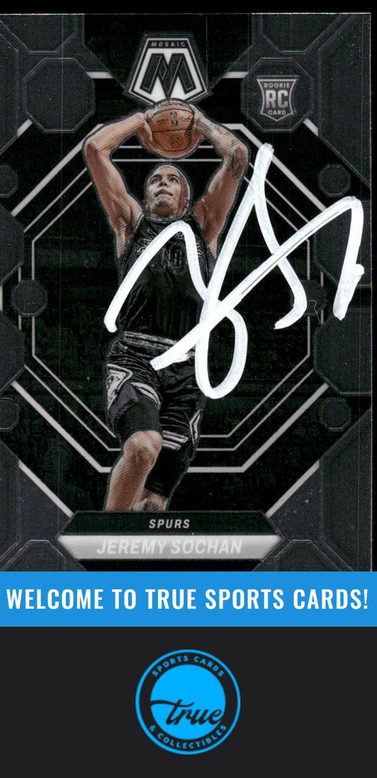 2022-23 Panini Mosaic #226 Jeremy Sochan AUTO