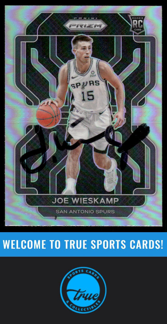 2021-22 Panini Prizm #322 Joe Wieskamp Silver AUTO