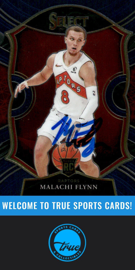 2020-21 Panini Select #89 Malachi Flynn AUTO