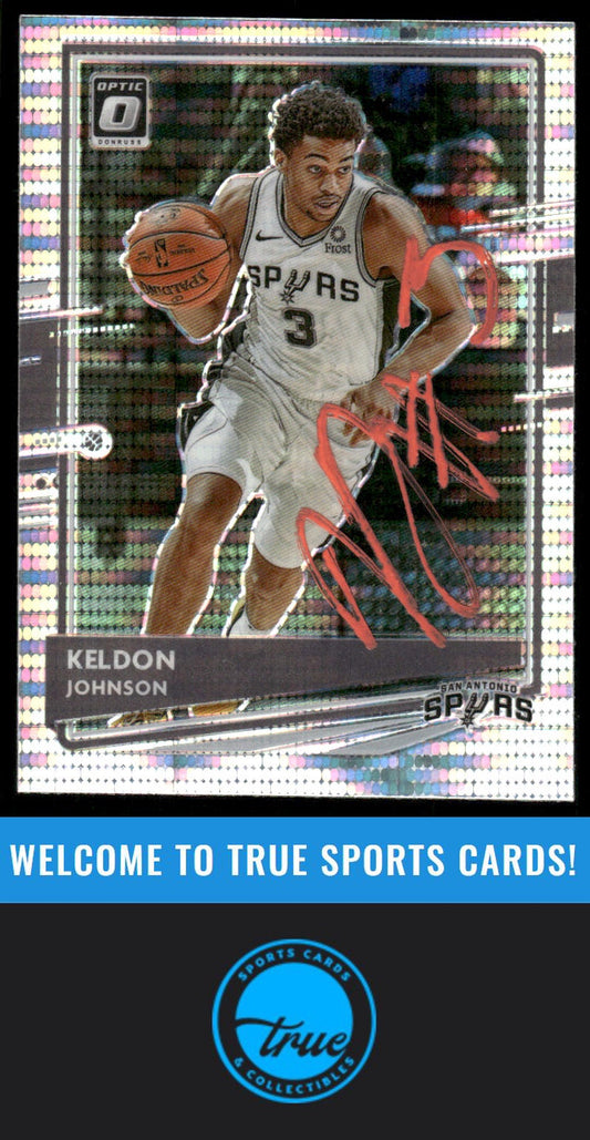 2020-21 Donruss Optic #10 Keldon Johnson AUTO