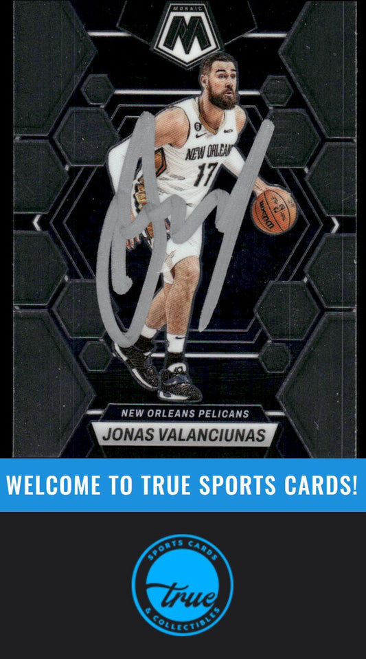 2022-23 Panini Mosaic #182 Jonas Valanciunas AUTO