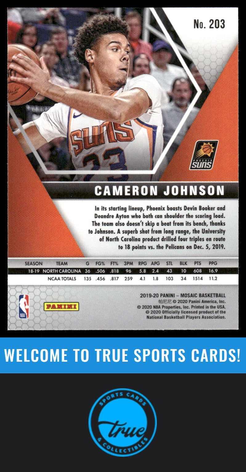2019-20 Panini Mosaic #203 Cameron Johnson AUTO