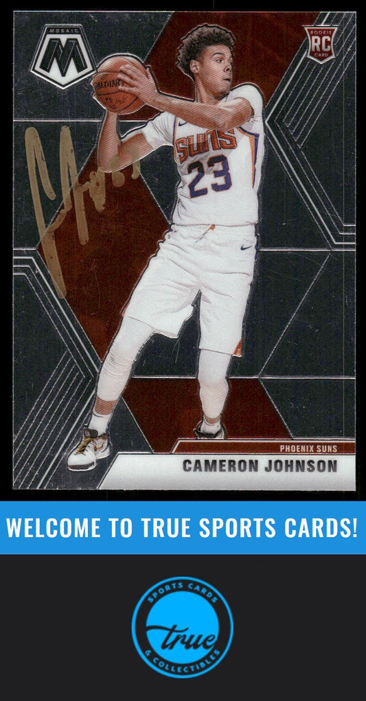 2019-20 Panini Mosaic #203 Cameron Johnson AUTO