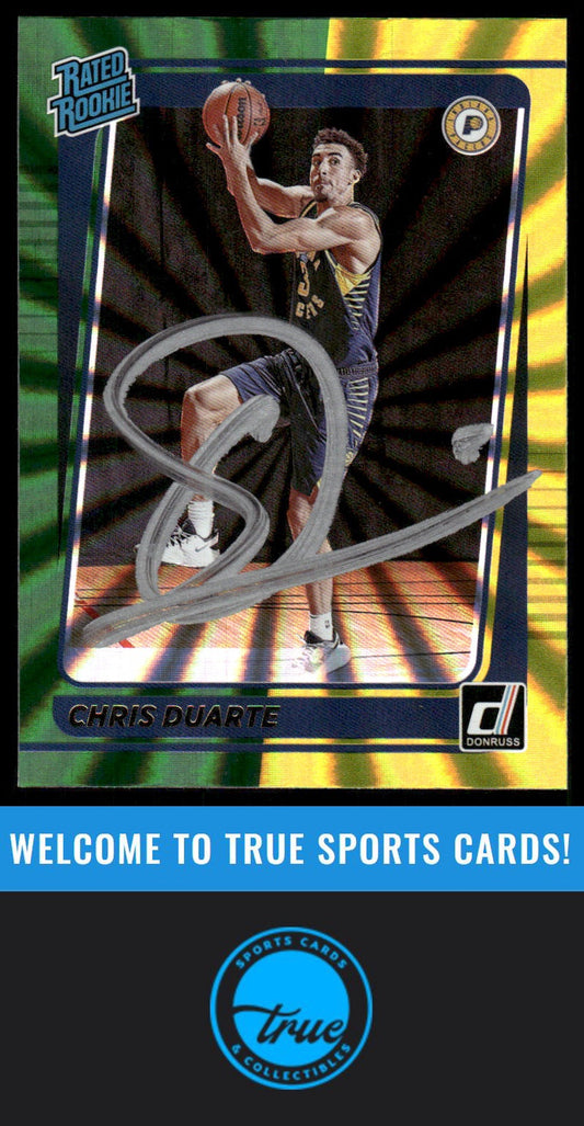 2021-22 Donruss #223 Chris Duarte AUTO