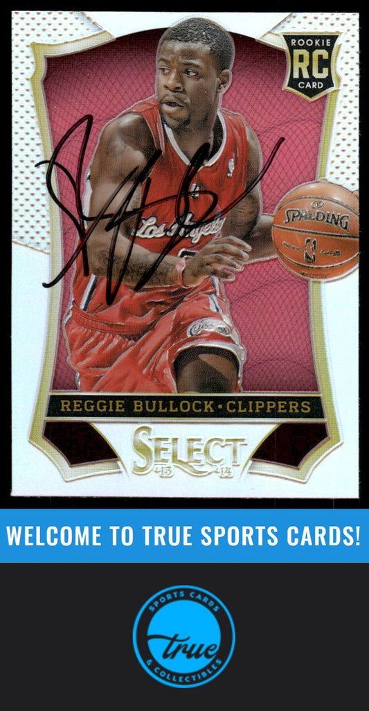 2013-14 PRIZM #179 REGGIE BULLOCK SILVER AUTO