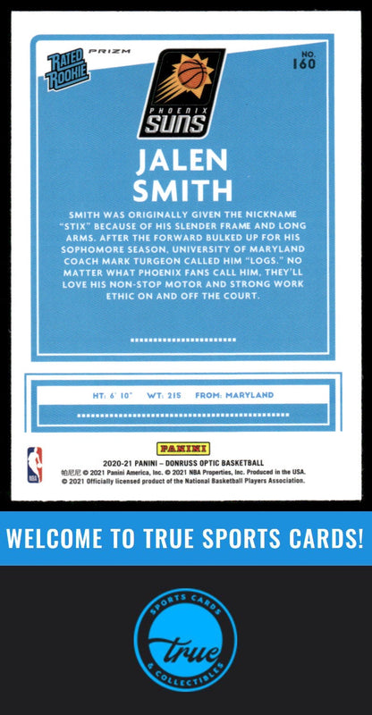 2020-21 Donruss Optic #160 Jalen Smith Fanatics PULSAR AUTO