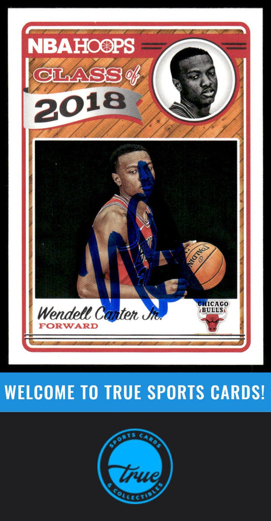 2018-19 Hoops #7 Wendell Carter Jr. Class of 2018 AUTO