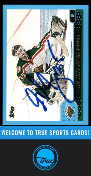 2001-02 Topps #175 Manny Fernandez AUTOGRAPH