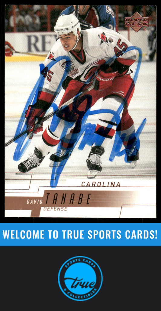 2000-01 Upper Deck #35 David Tanabe AUTOGRAPH