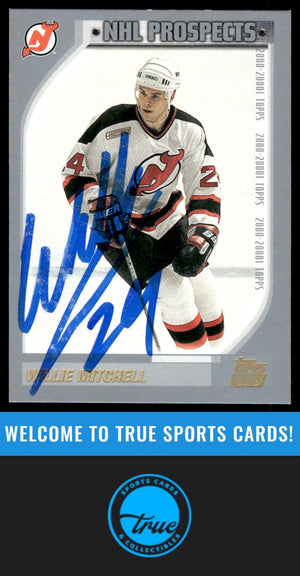 2000-01 Topps #320 Willie Mitchell AUTOGRAPH