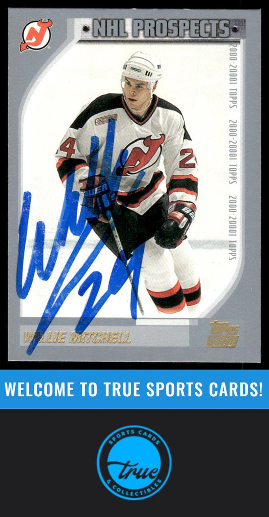 2000-01 Topps #320 Willie Mitchell AUTOGRAPH