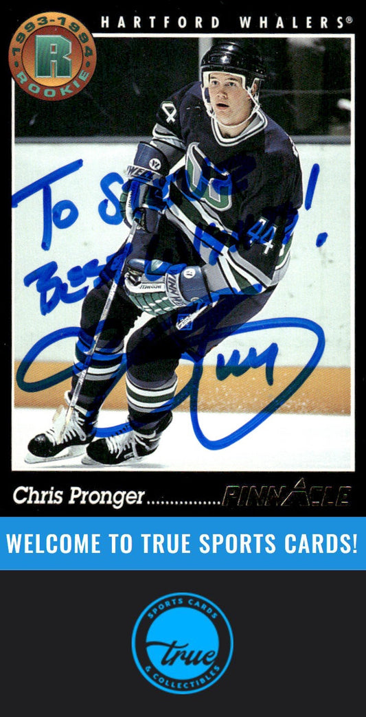1993-94 Pinnacle #456 Chris Pronger AUTOGRAPH