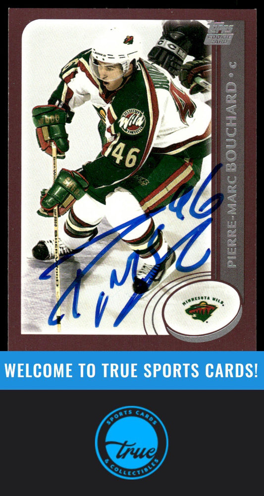 2002-03 Topps #332 Pierre-Marc Bouchard AUTOGRAPH