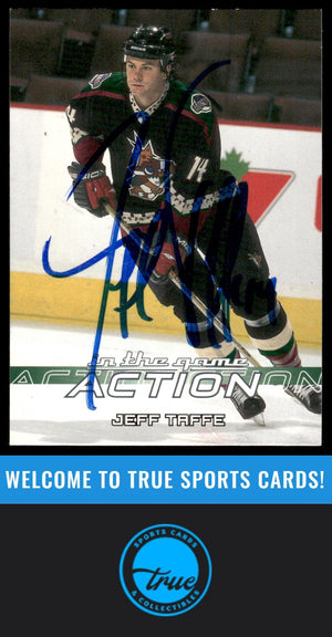 2003-04 In The Game Action #470 Jeff Taffe AUTOGRAPH