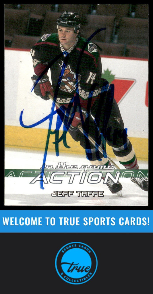 2003-04 In The Game Action #470 Jeff Taffe AUTOGRAPH