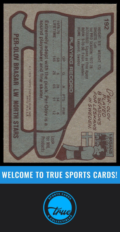 1979-80 O-Pee-Chee #192 Per-Olov Brasar AUTOGRAPH