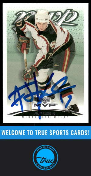 2003-04 Upper Deck MVP #213 Filip Kuba AUTOGRAPH