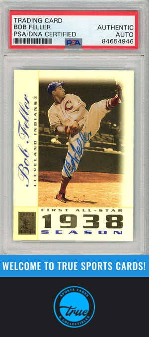 2003 Topps Tribute Perennial All-Star Edition #23 Bob Feller PSA/DNA AUTOGRAPH