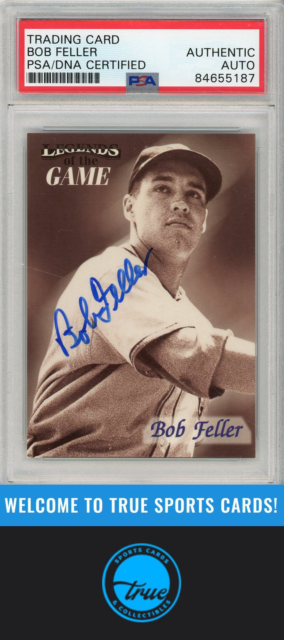 1998 Sports Illustrated Then and Now #9 Bob Feller PSA/DNA AUTOGRAPH