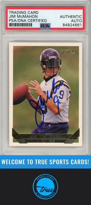 1993 Topps #482 Jim McMahon PSA Authentic AUTOGRAPH