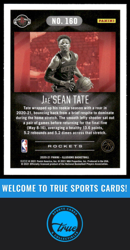 2020-21 Panini Illusions #160 Jae'Sean Tate AUTOGRAPH