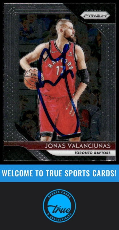 2018-19 Panini Prizm #93 Jonas Valanciunas AUTOGRAPH